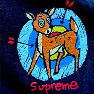 Supreme Deer Tee, size large